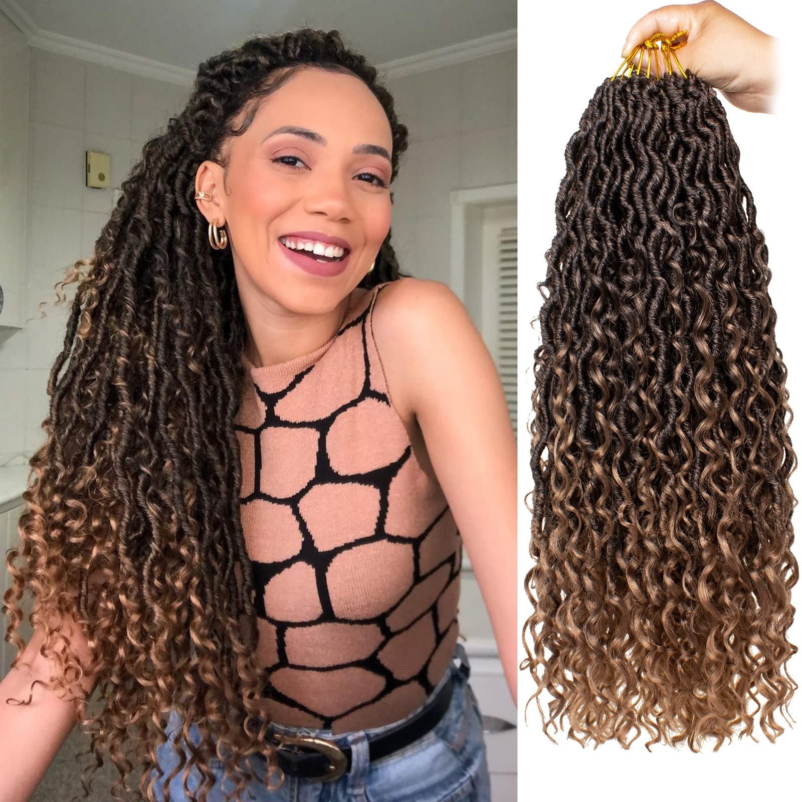 Bohemian locs braid